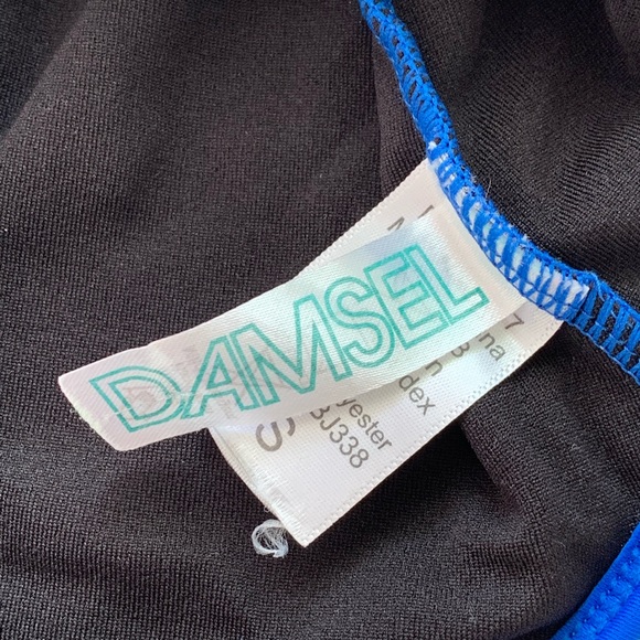 DAMCEL Fringe Small One-piece royal blue swimsuit - Picture 4 of 4